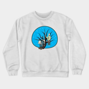 Walk with the wrapped dog Crewneck Sweatshirt